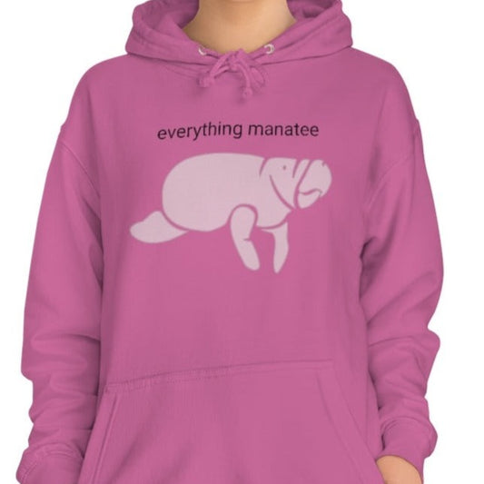 Pinky Purple Manatee Hoodie | Womens