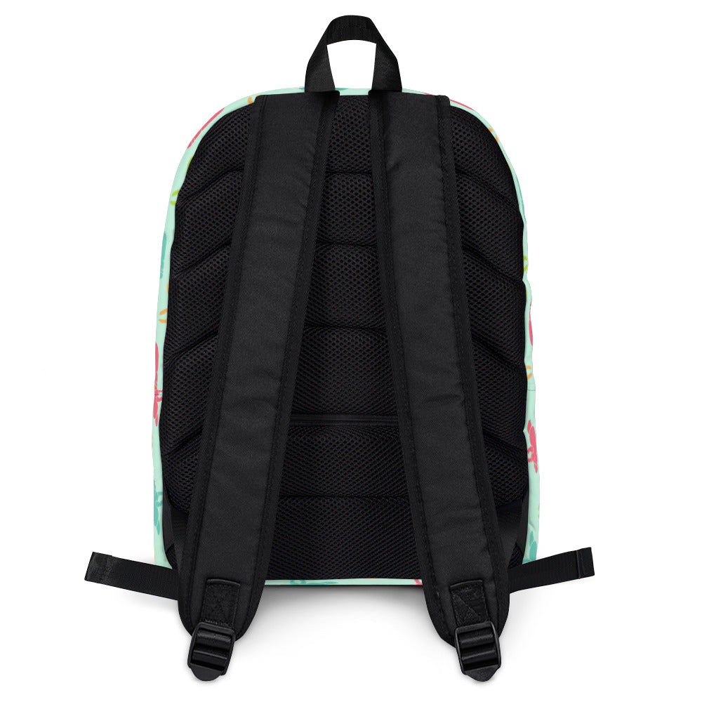 Multi-Colored Manatee Print Backpack | Youth