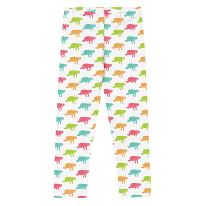 Multi-Colored Manatee Leggings | Toddler