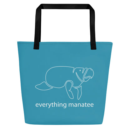 Caribbean Blue Manatee Beach Bag | Bags