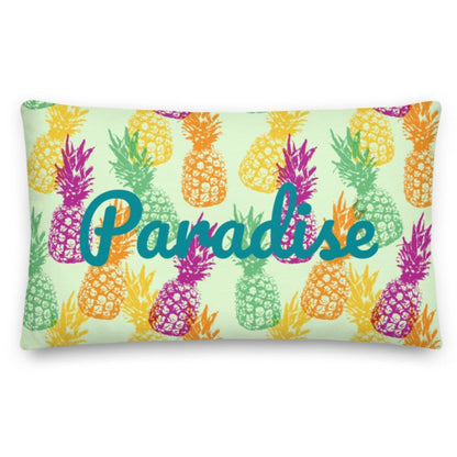 Pineapples and Paradise Premium Pillow