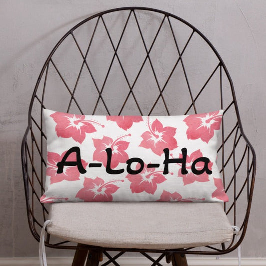 Aloha Hibiscus Premium Pillow | Pillows