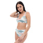 Manatee Print high-waisted bikini | Womens
