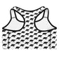 Manatee Print Sports Bra | Womens