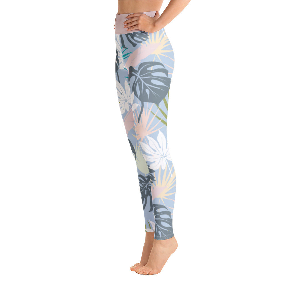 Tropical Print Yoga Leggings | Womens