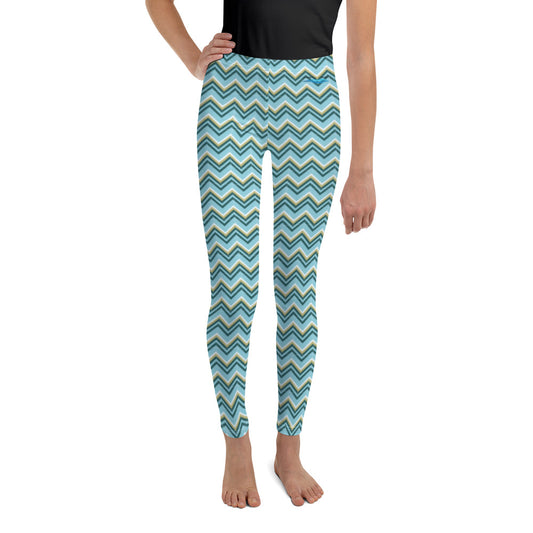 Chevron Print Leggings | Youth