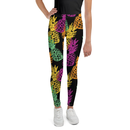 Pineapple Print Leggings | Youth