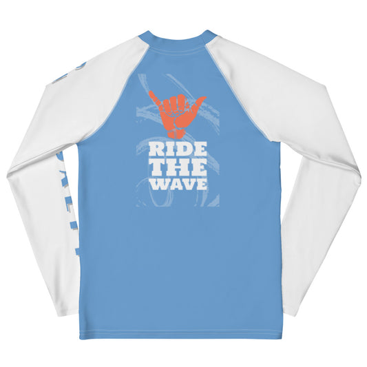Ride the Wave Long Sleeve Rash Guard | Youth