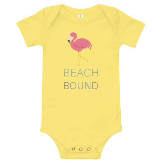 Beach Bound Flamingo Onesie | Baby