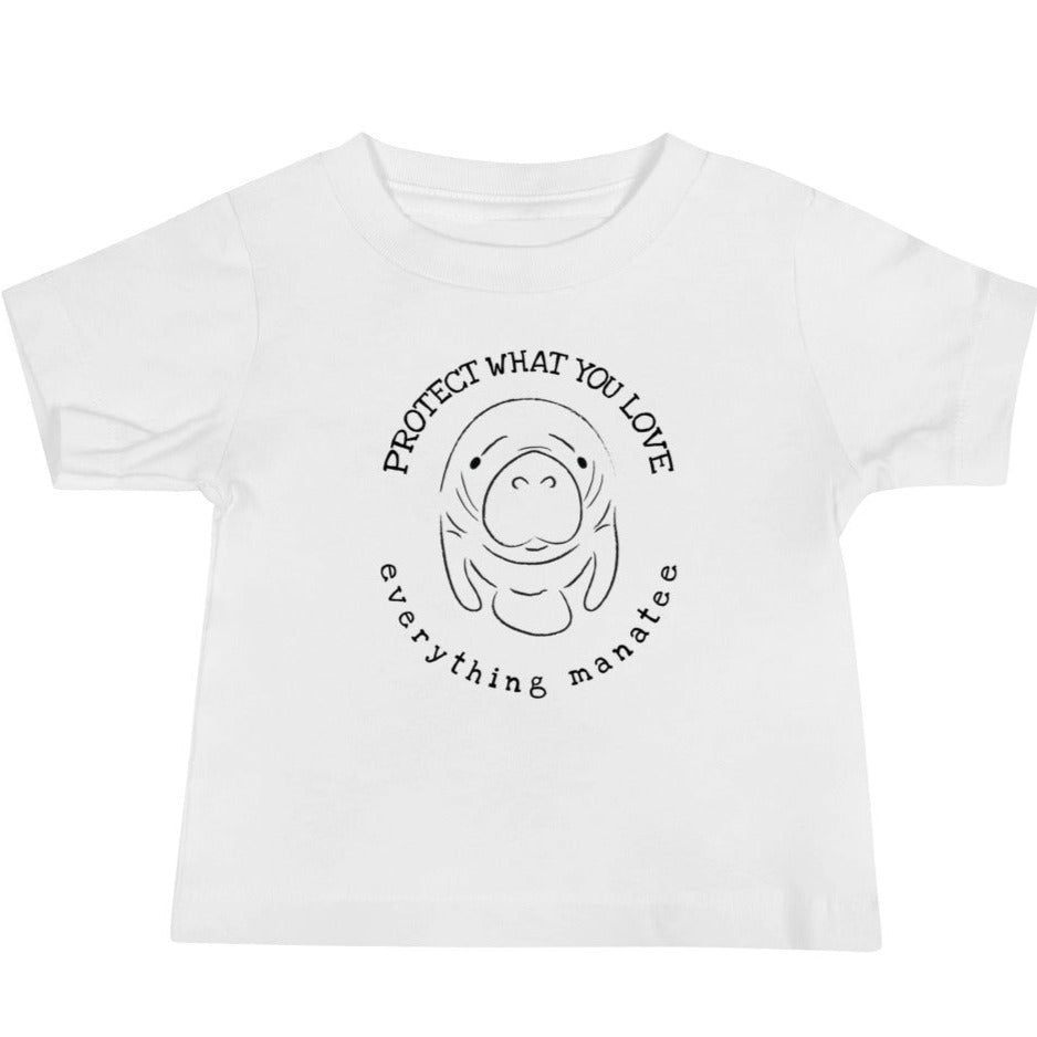 Manatee White Salt T-Shirt | Baby