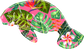 Pink Tropics Manatee Hoodie | Womens