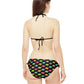 Manatee Print Strappy Bikini Set | Womens
