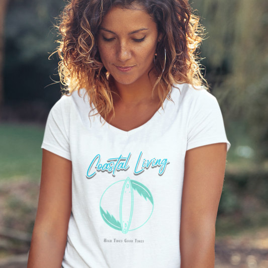 Coastal Living V-Neck T-Shirt | Womens