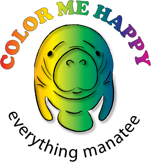 Color Me Happy Manatee T-Shirt | Youth