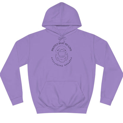 Violet Classic Manatee Hoodie |  Womens