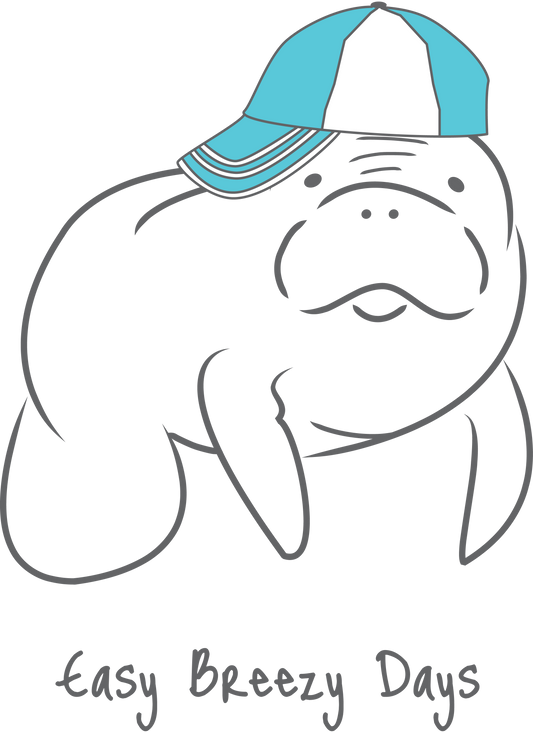 Easy Breezy Manatee T-Shirt | Baby