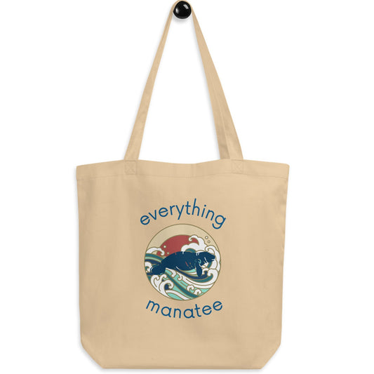 Manatee Wave Tote | Womens Beach Bags & Totes