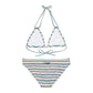 Stripes & Strappy Bikini Set | Womens