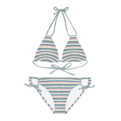 Stripes & Strappy Bikini Set | Womens