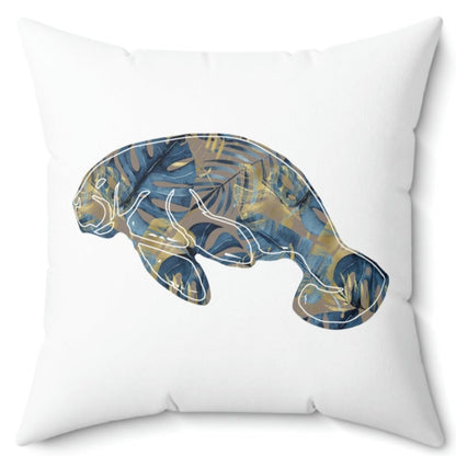 Hawaiian Manatee Square Pillow | Pillows