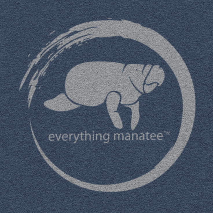 Manatee Wave Slate Blue Premium T-Shirt | Toddler