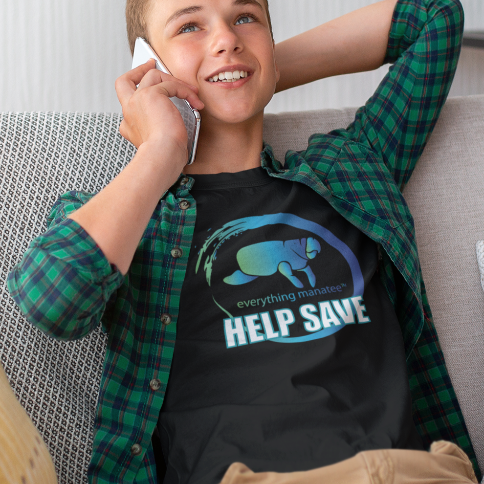 Help Save Manatee Premium Organic T-Shirt | Youth