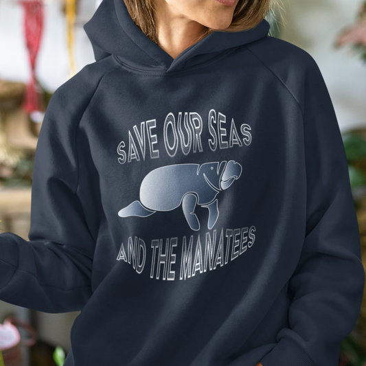 Manatee hoodie top