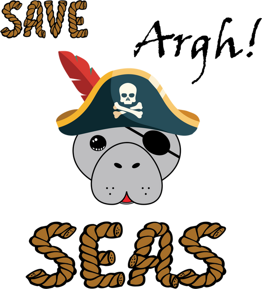 Save Argh Seas Manatee Hoodie | Toddler