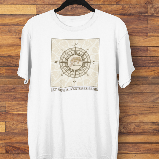 Let New Adventures Begin Manatee T-Shirt | Mens
