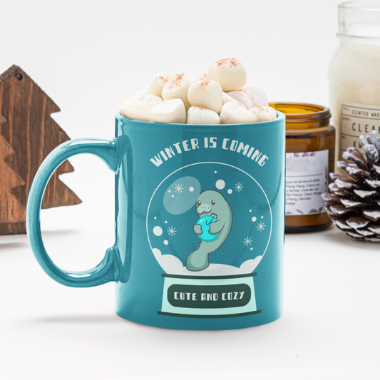 Winter is Coming Manatee Mug 11oz.