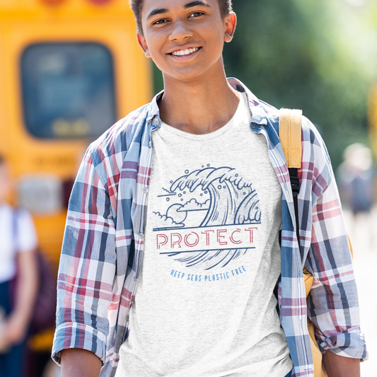Protect Wave Premium Organic T-Shirt | Youth