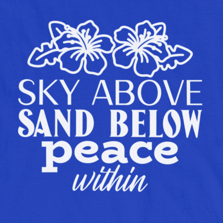 Sky Above Sand Below Short Sleeve T-Shirt | Womens