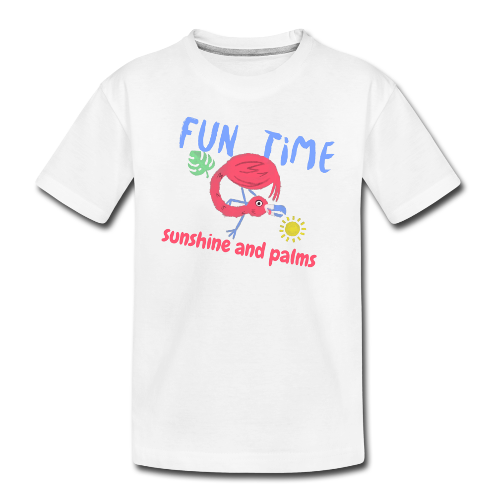 Fun Time Premium T-Shirt | Toddler - white