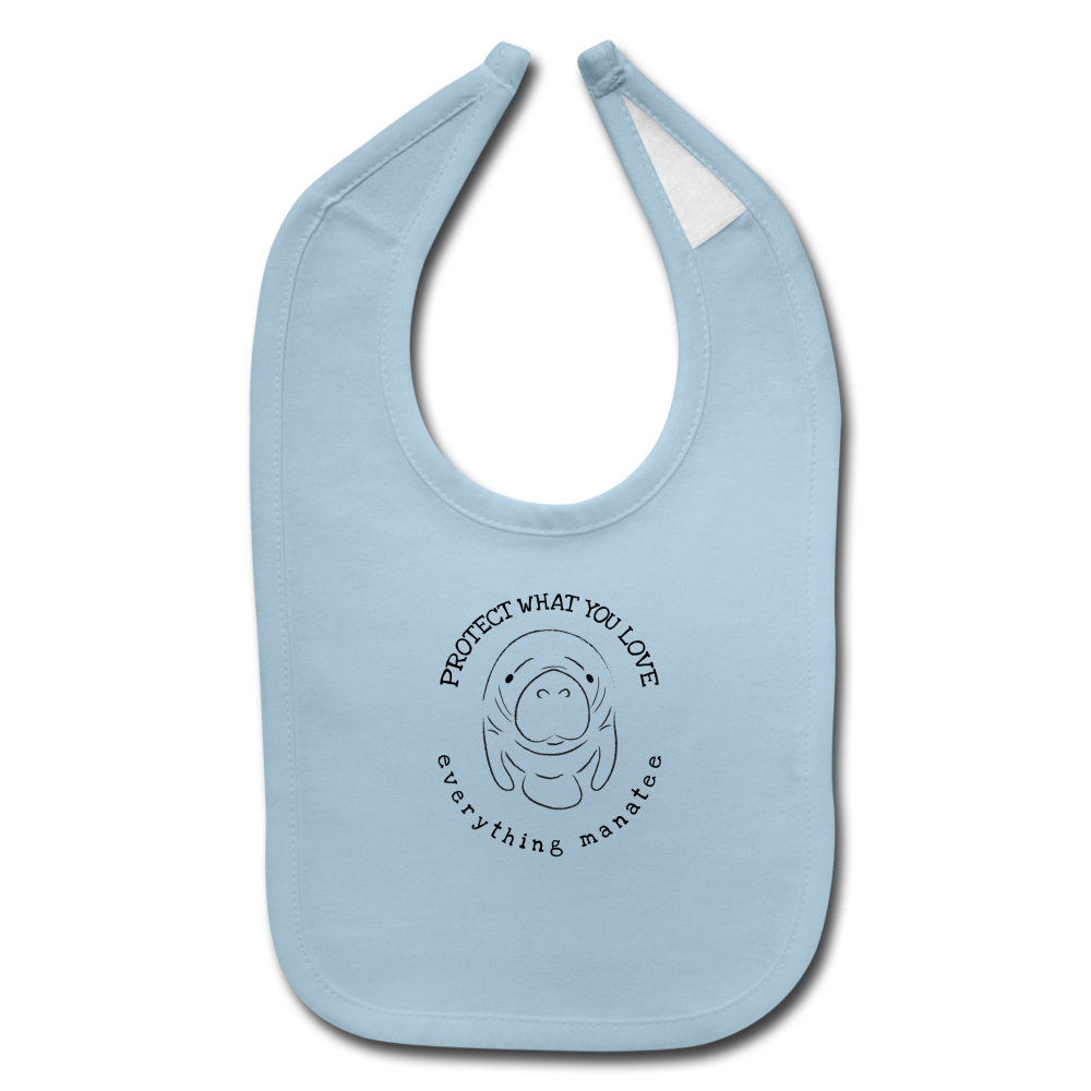 Protect What You Love Bib | Baby - light blue