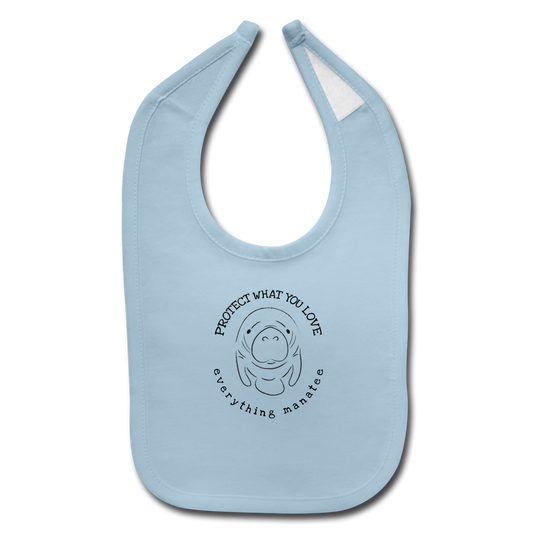 Protect What You Love Bib | Baby - light blue