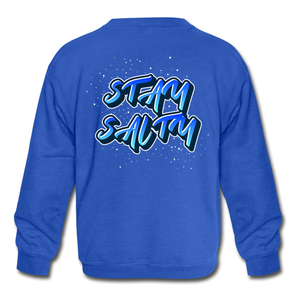 Stay Salty Crewneck Sweatshirt | Youth - royal blue