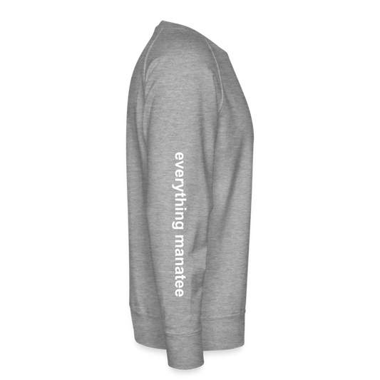 Twin Manatee Premium Sweatshirt | Mens - heather grey