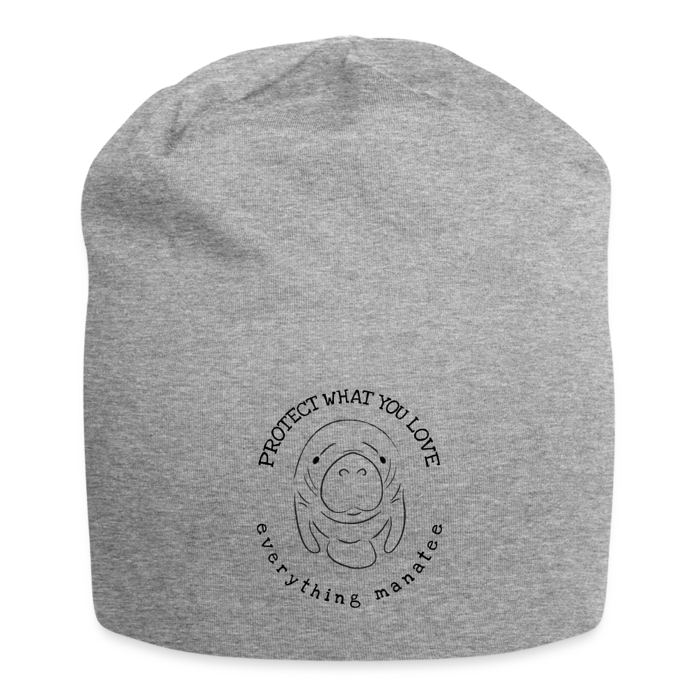 Protect Manatee Jersey Beanie | Womens - heather gray
