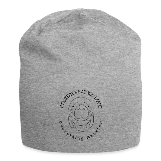 Protect Manatee Jersey Beanie | Womens - heather gray