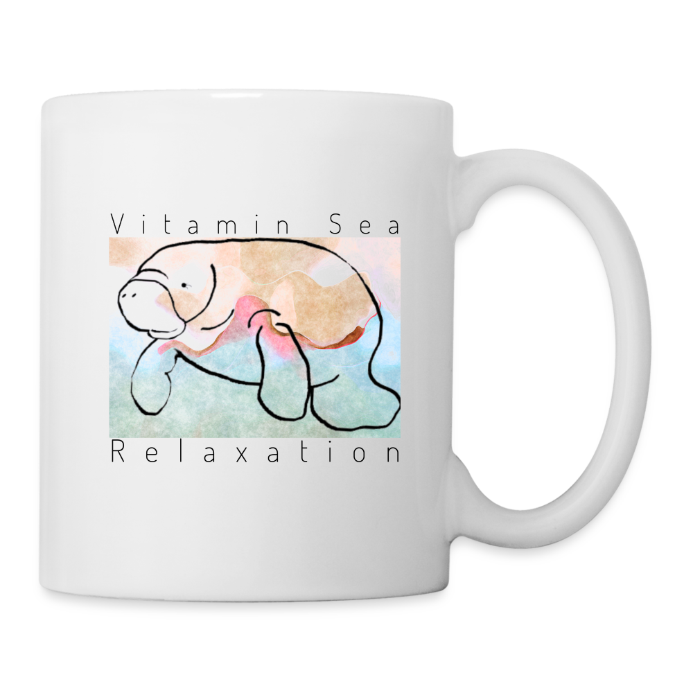 Sip & Relax Manatee Mug | Mugs - white