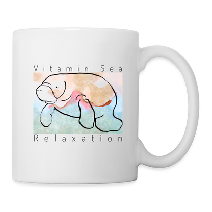 Sip & Relax Manatee Mug | Mugs - white