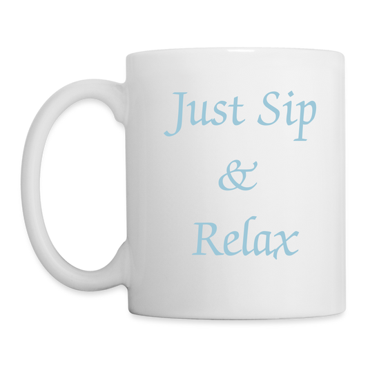Sip & Relax Manatee Mug | Mugs - white