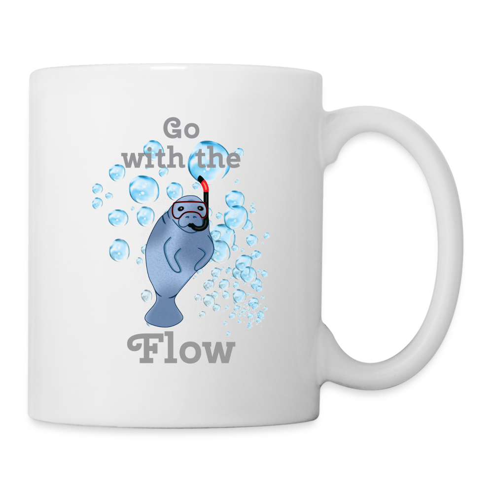 Snorkel Manatee Mug | Mugs - white