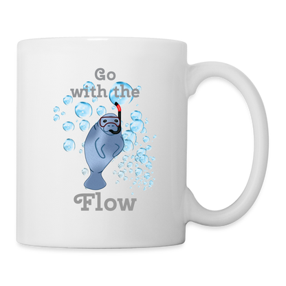 Snorkel Manatee Mug | Mugs - white