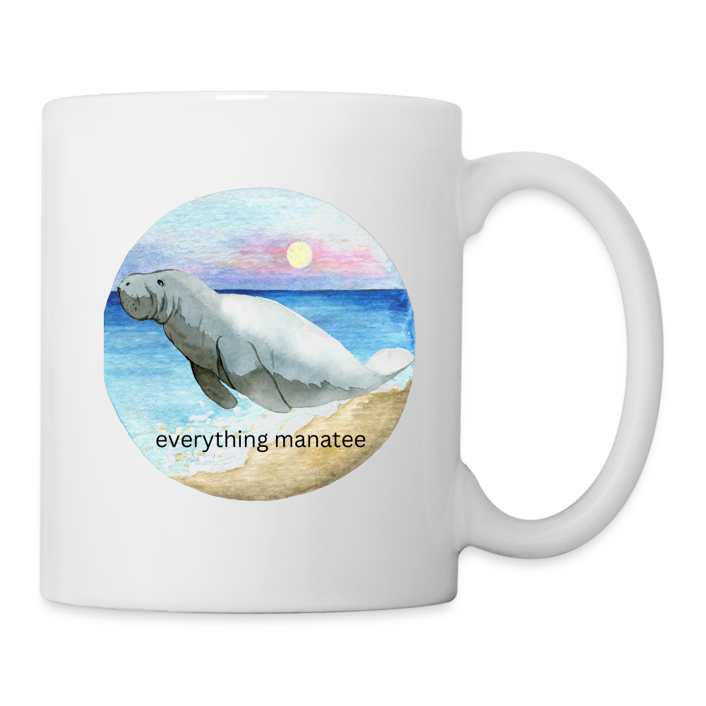 Collect Moments Manatee Mug | Mugs - white