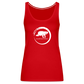 Manatee Wave Black Tank Top | Womens - red