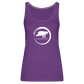 Manatee Wave Black Tank Top | Womens - purple