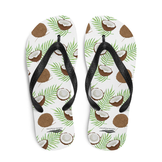 Coconut and Palm Flip-Flops