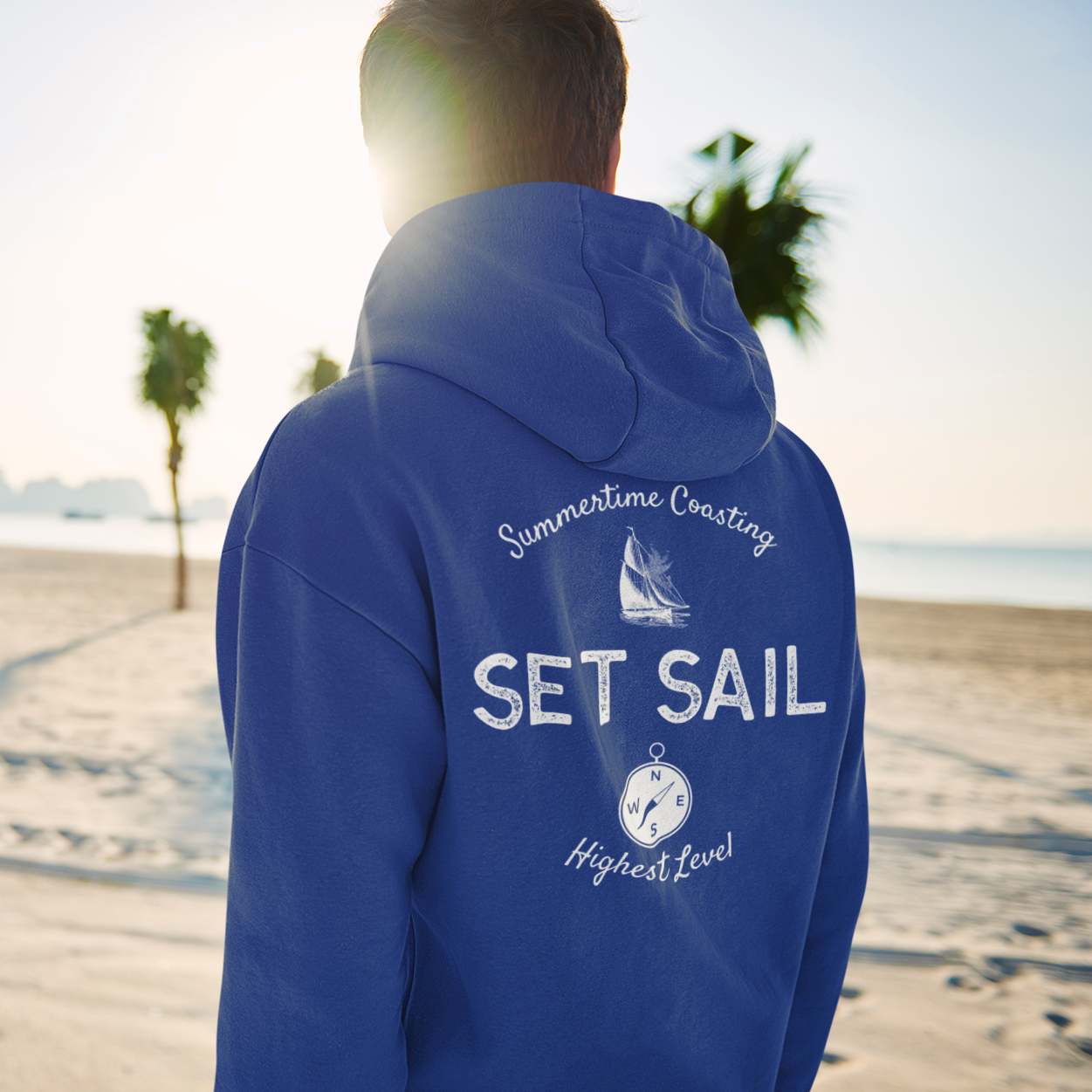 Nautical Sail Premium Hoodie | Mens