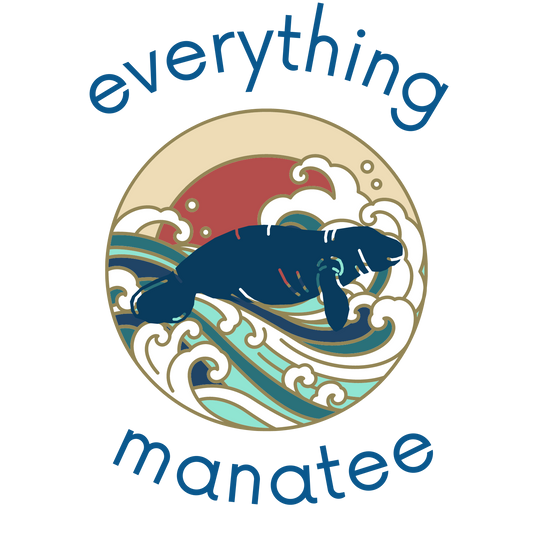 Manatee Wave Tote | Womens Beach Bags & Totes